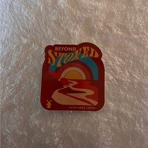 Dutch Bros Sticker beyond stoked